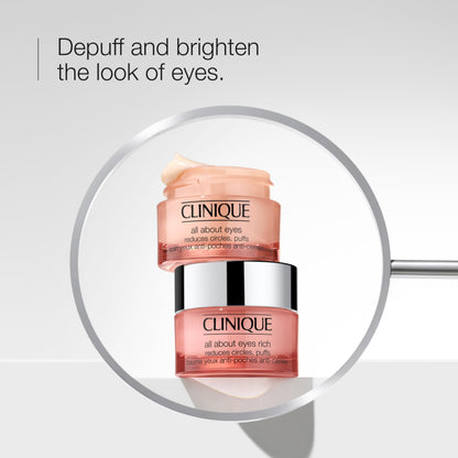 Clinique All About Eyes 30ml packaging and jar