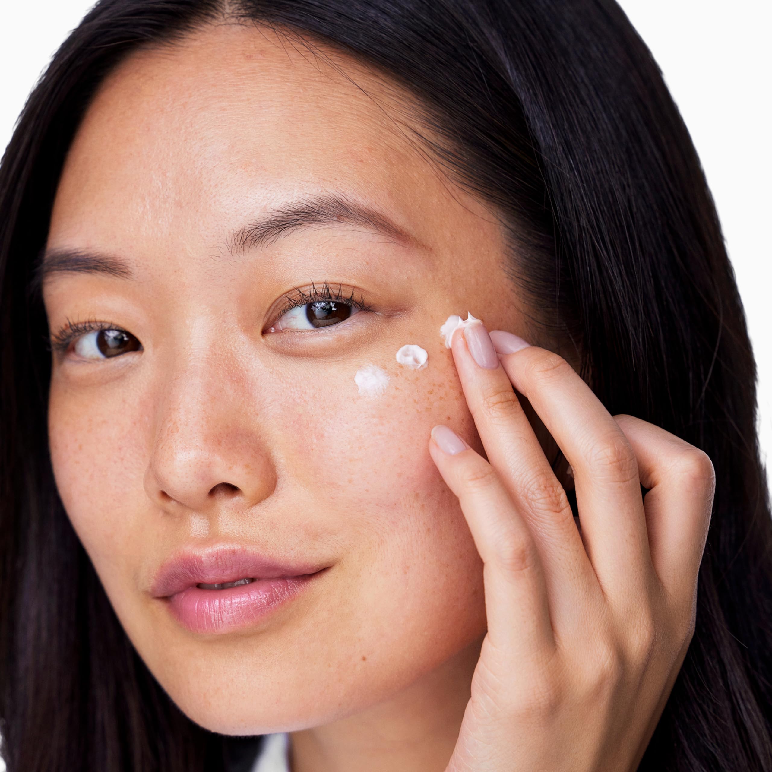Clinique All About Eyes applied gently with ring finger