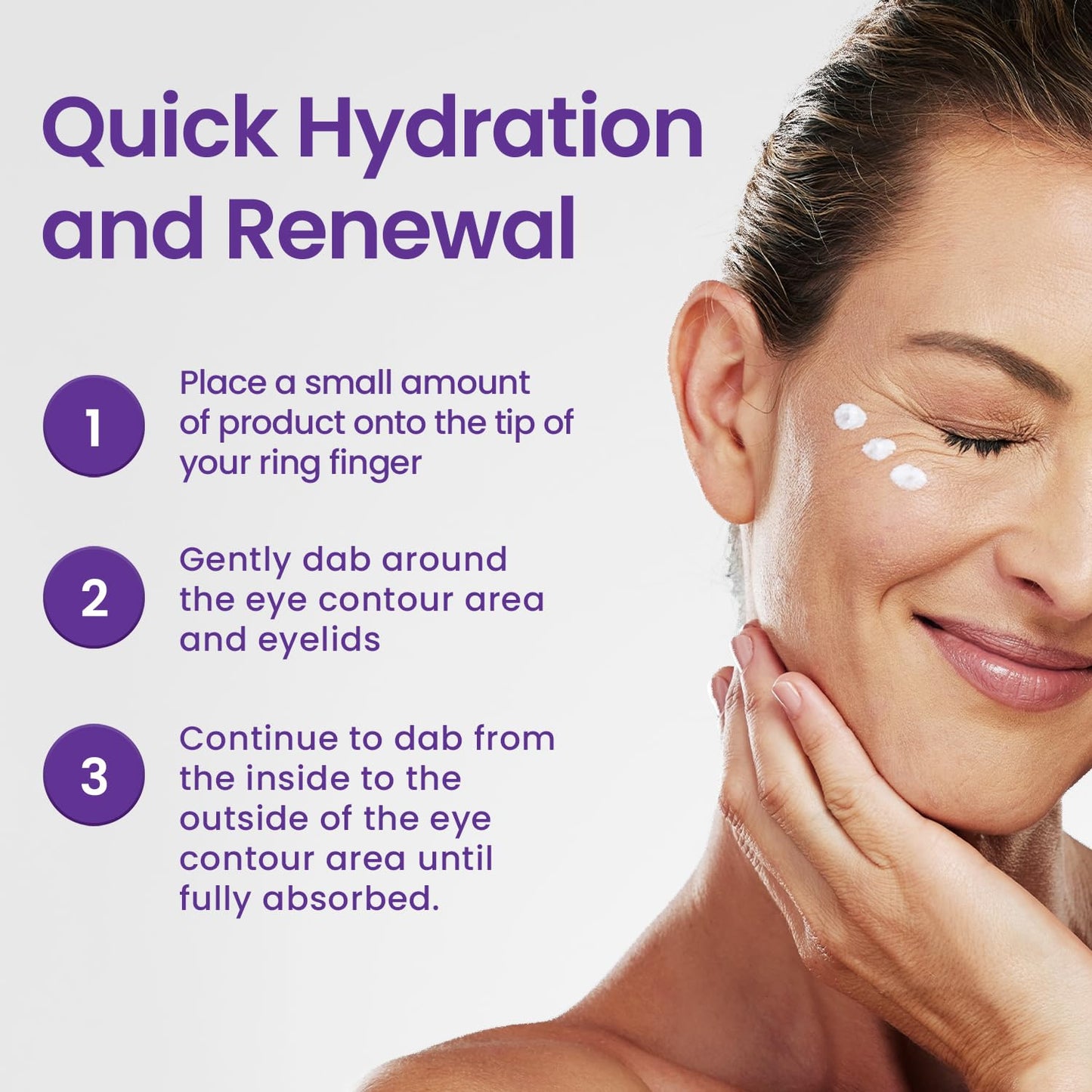 Optase LIFE premium imported skincare for dry eyes close up view