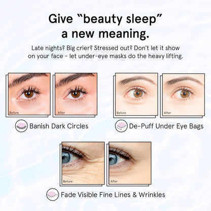 Authentic USA imported retinol eye patches for reducing fine lines and puffiness.