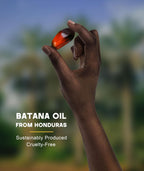 Qytin Batana Oil texture demonstration on hand