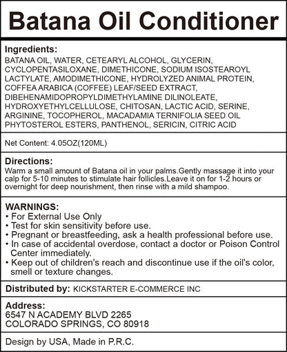 Raw Batana oil paste for dry and damaged hair