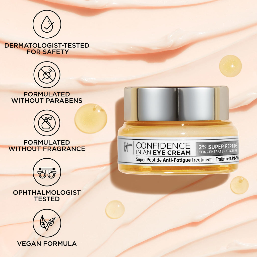 IT Cosmetics eye cream lifestyle application shot