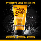 Dare 2B Bald moisturizing lotion back label with ingredients and usage