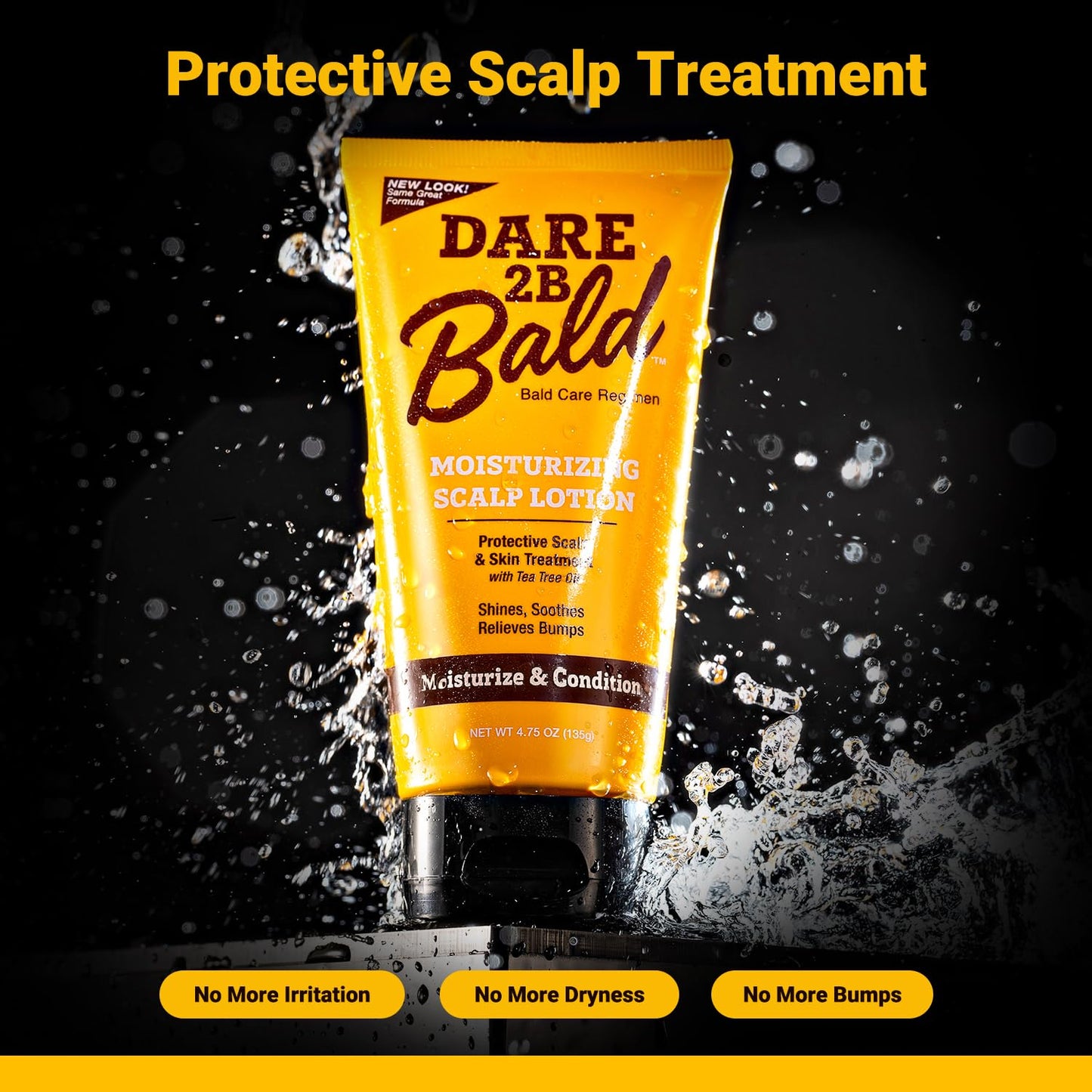 Scalp care moisturizer for men with tea tree oil
