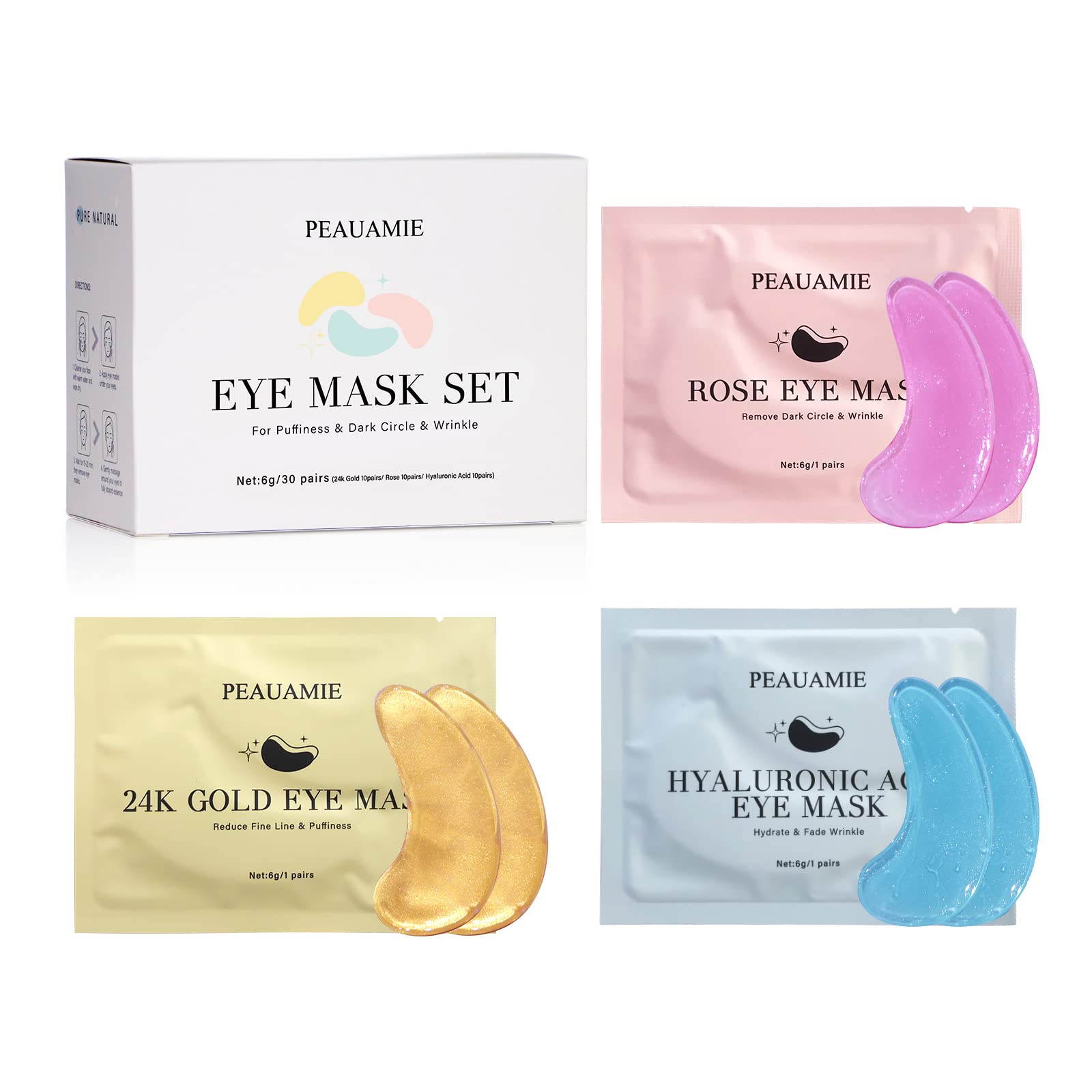 Authentic USA imported Peauamie skincare eye masks