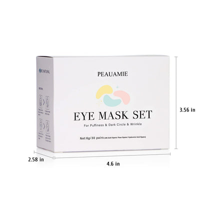 Detailed ingredients and usage of Peauamie eye mask set