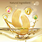 Ustelir hydrogel eye patches applied under eyes