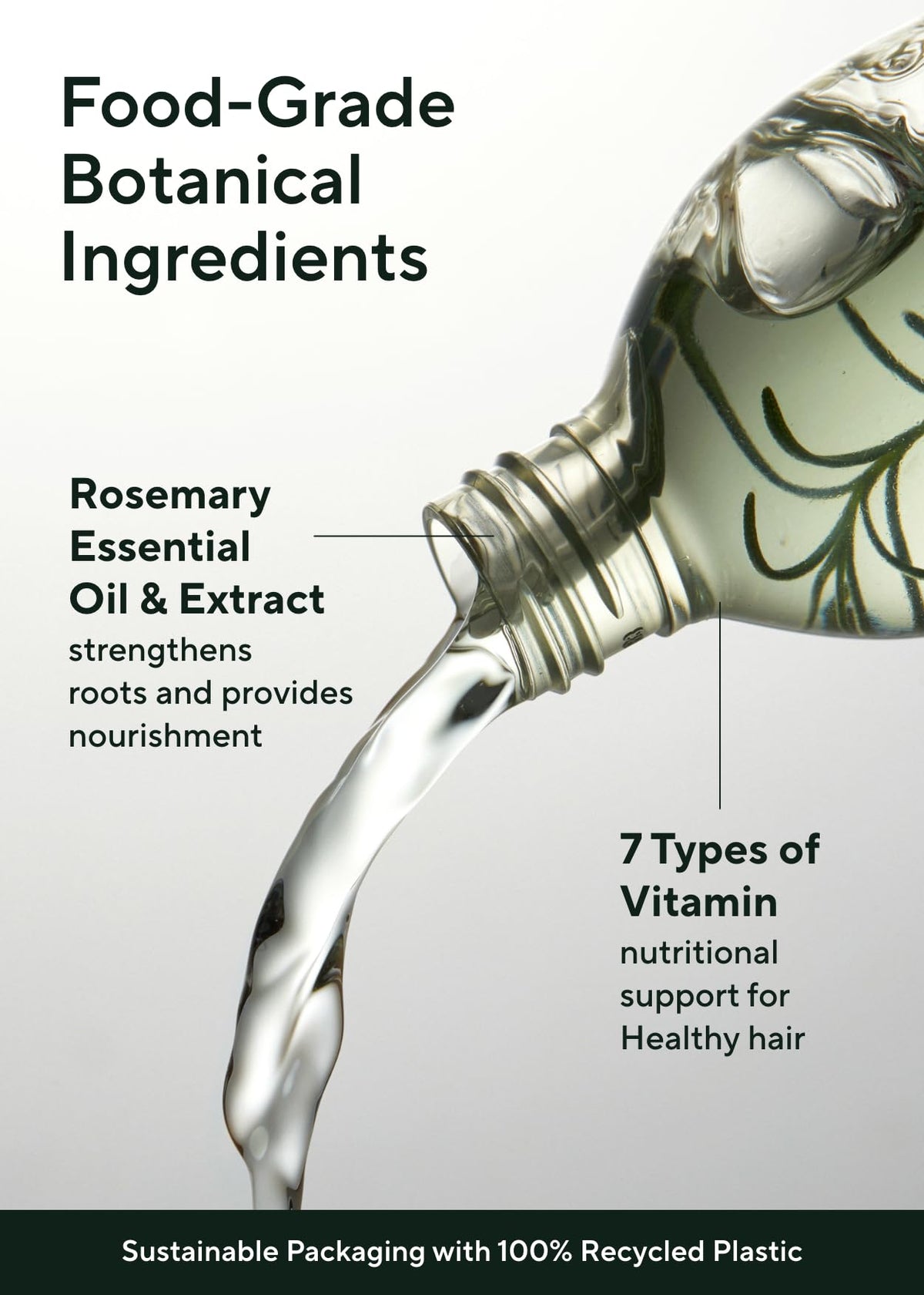 Aromatica Rosemary Root Enhancer texture demonstration on scalp