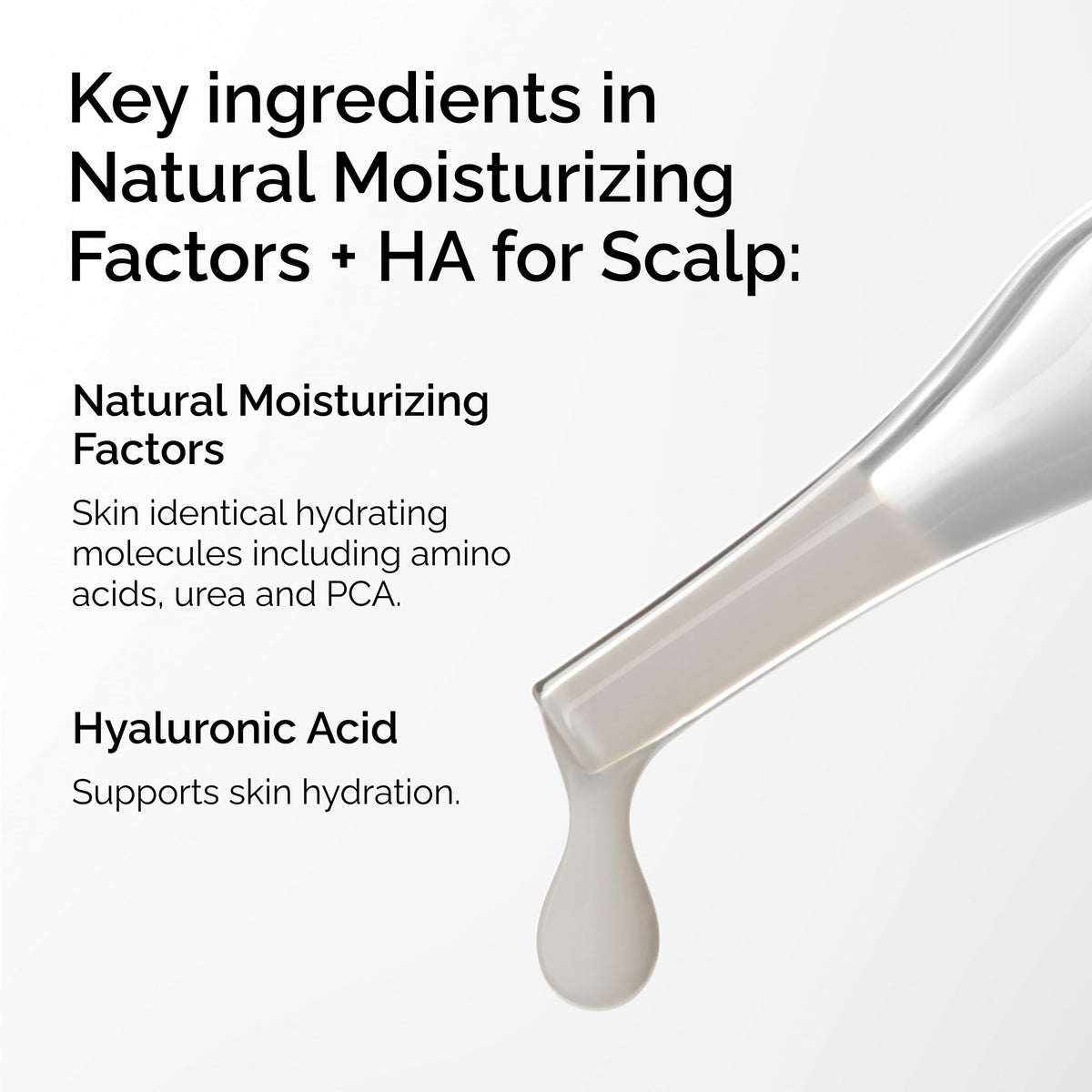 The Ordinary scalp serum bottle showing dropper cap and label details