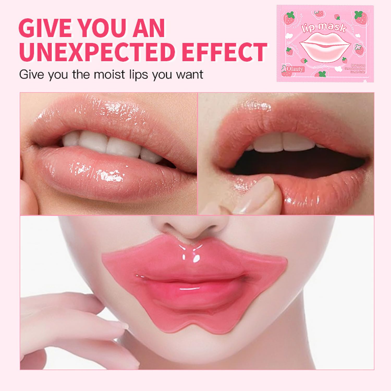 Premium imported USA beauty self care gift set featuring eye and lip skincare masks