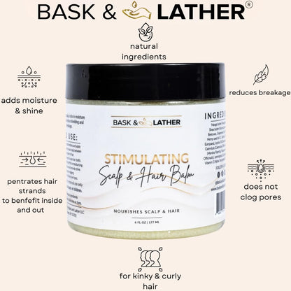 Bask and Lather hair balm texture and ingredients