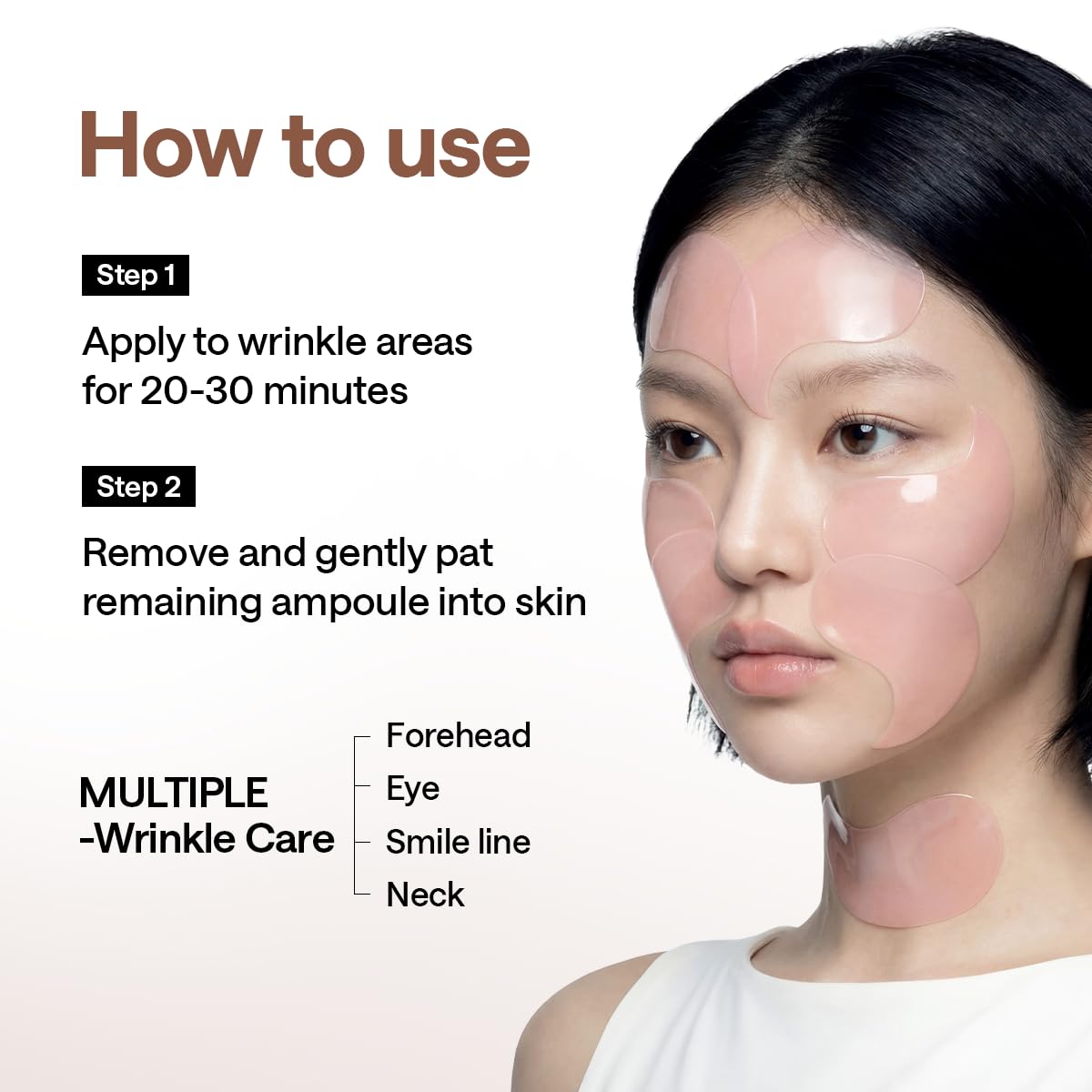 Mediheal anti aging eye gel masks with sealing cap open