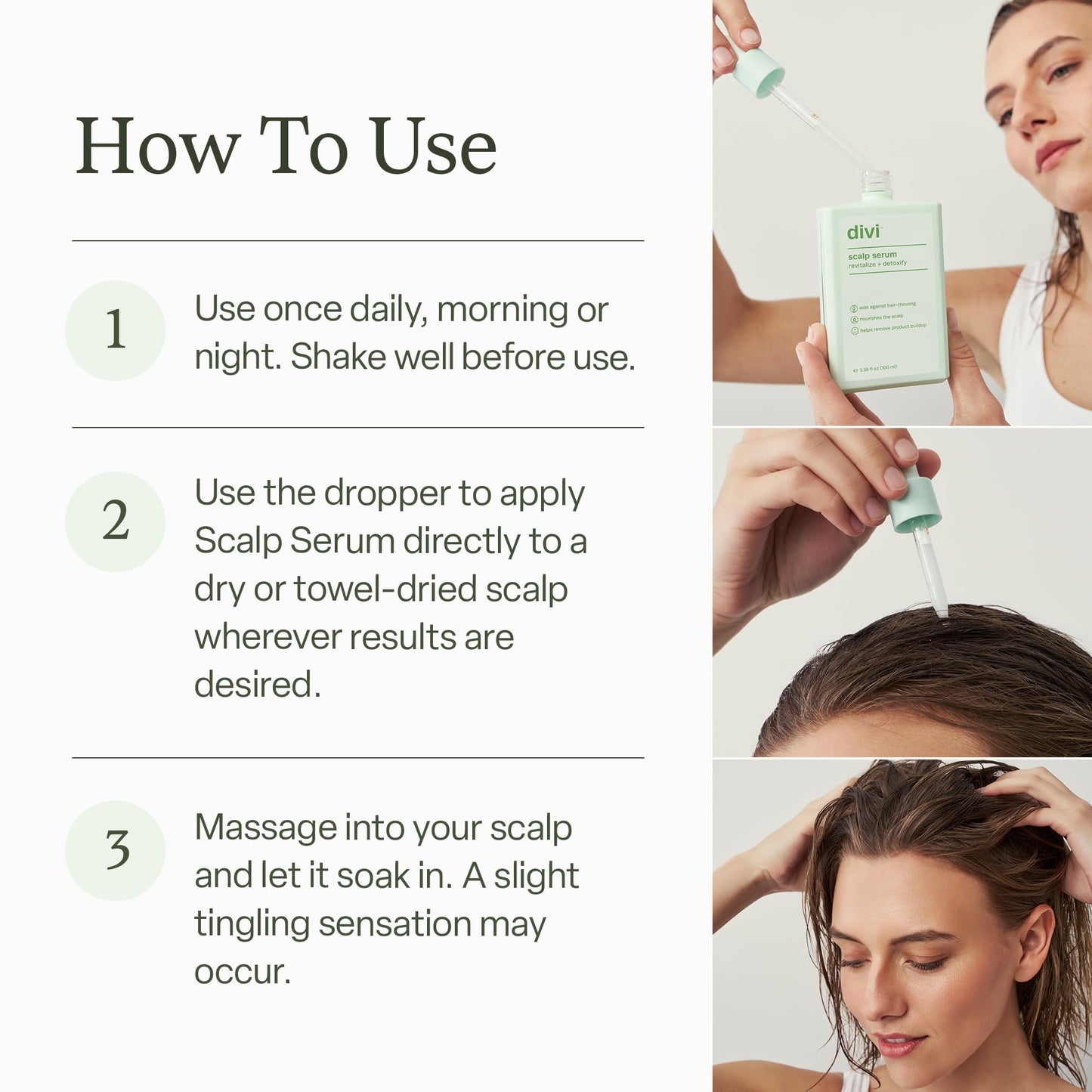 Healthy scalp transformation with Divi serum