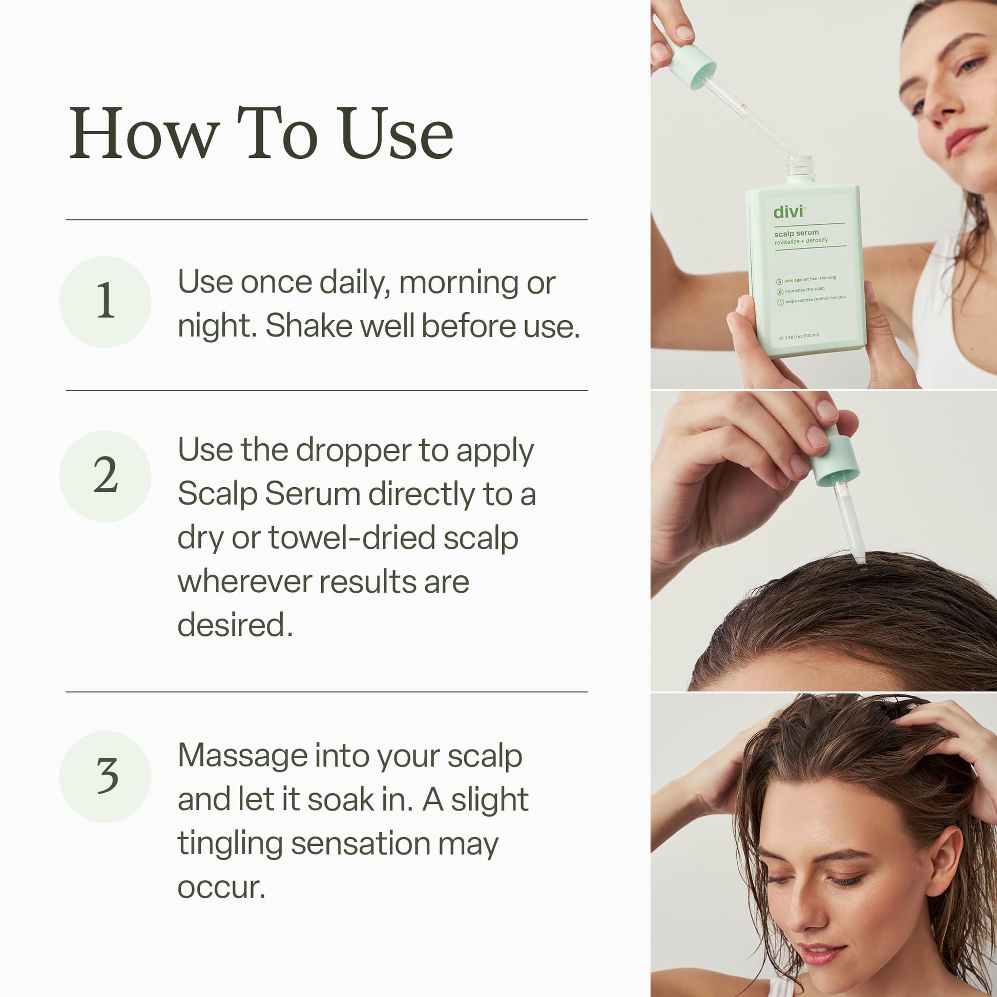 Healthy scalp transformation with Divi serum
