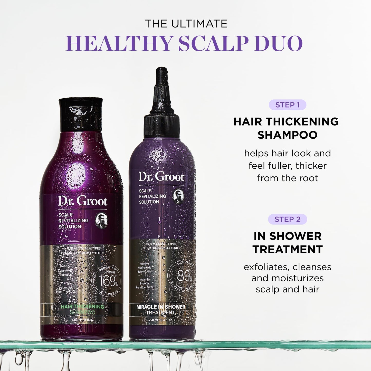 Authentic Dr. Groot scalp and hair care product