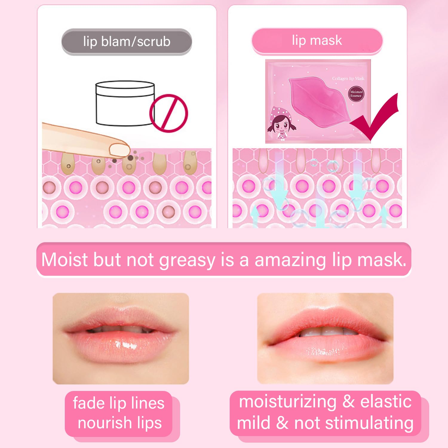 Open packaging of Eakroo 20 pairs skincare set