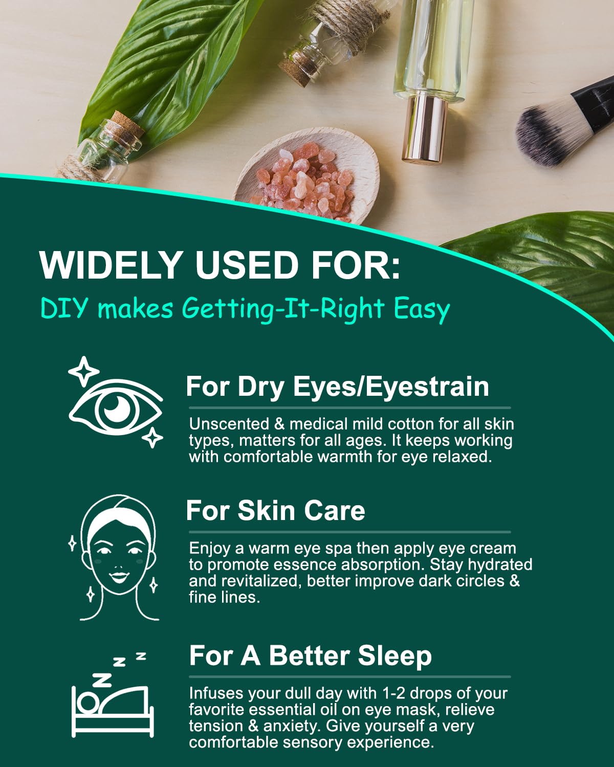 ProCIV heated eye mask travel essentials lifestyle shot