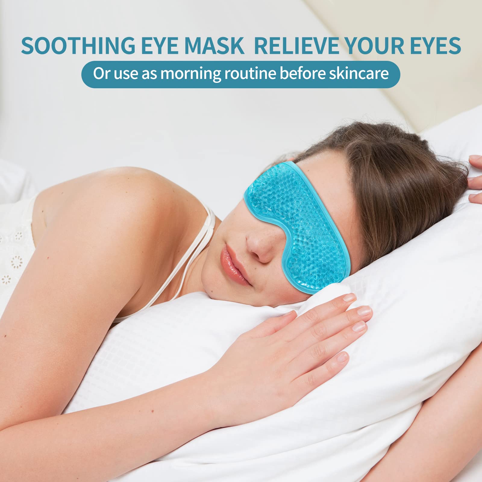 Consgiji eye mask with adjustable strap detail