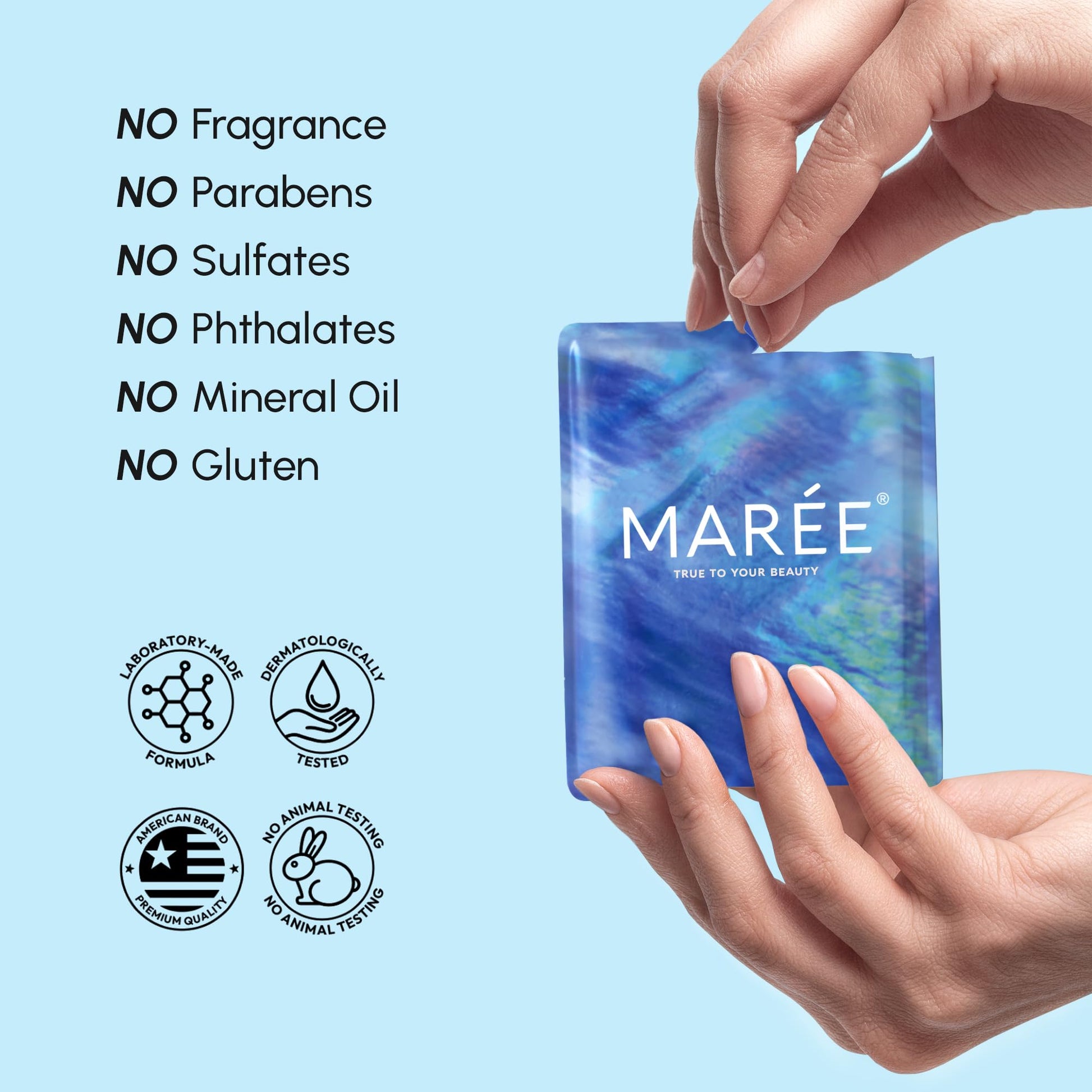 Texture and appearance of Maree hydrating eye gels