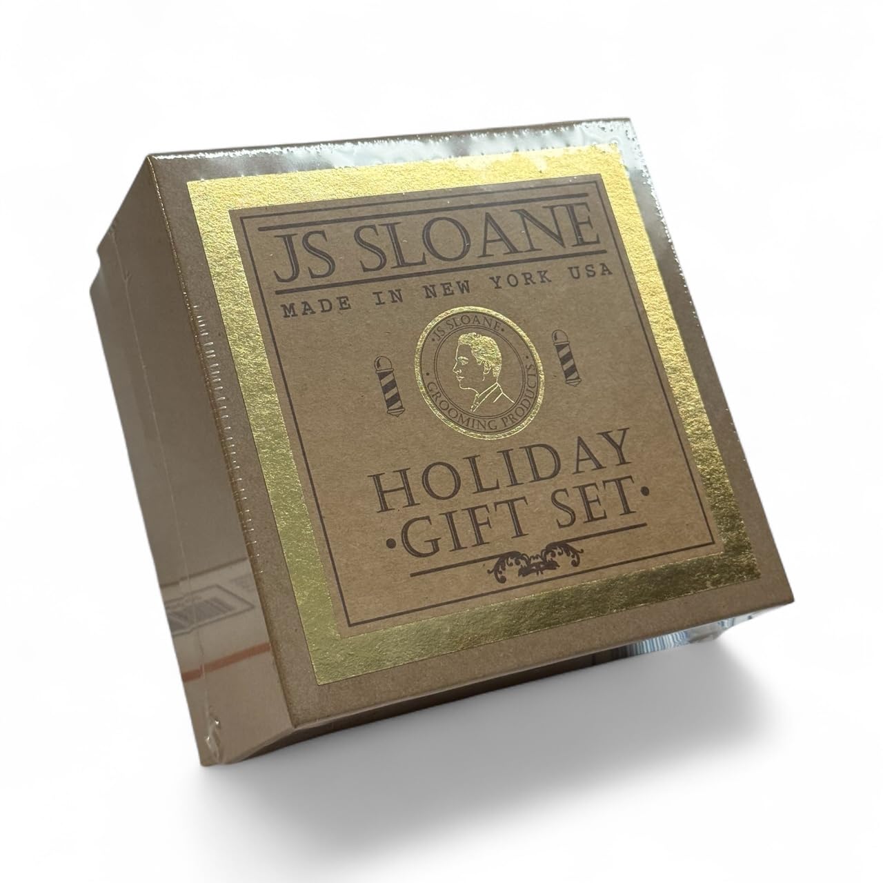 JS Sloane luxury men hair care kit branding