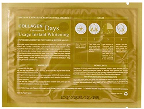 Anti-aging gold eye and lip mask set packaging