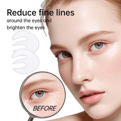 Dermatologist-tested LLVYUO overnight eye mask packaging showing authentic imported skincare product