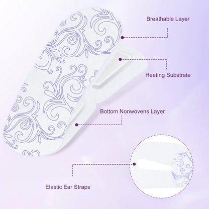 XPCARE self heating spa mask ready for travel use without requiring a microwave.