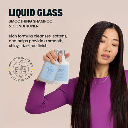 Drybar House of Blowouts shampoo and conditioner travel bottles