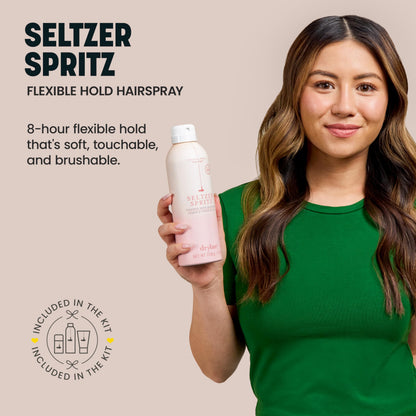 Drybar House of Blowouts finishing sprays and styling accessories