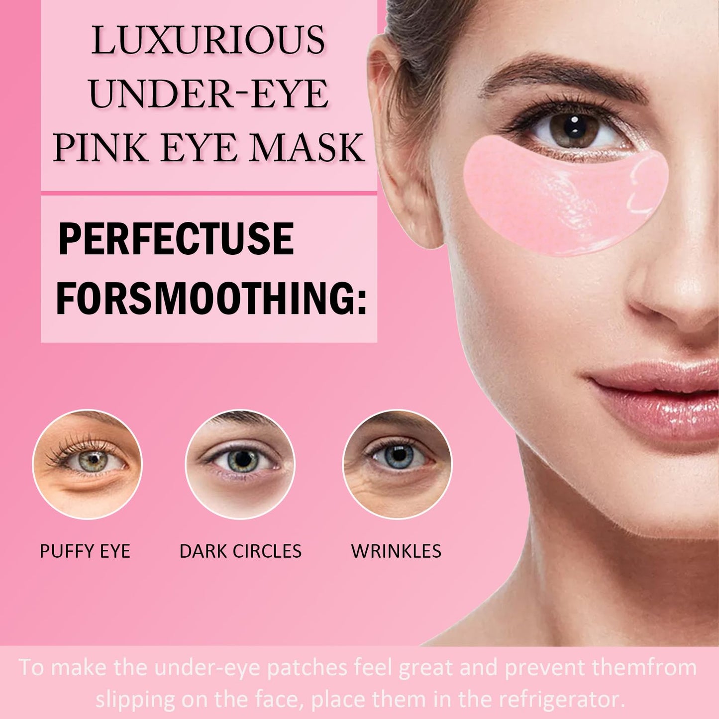 Sulily collagen under eye patches and moisturizing lip masks laid out individually on a clean surface.