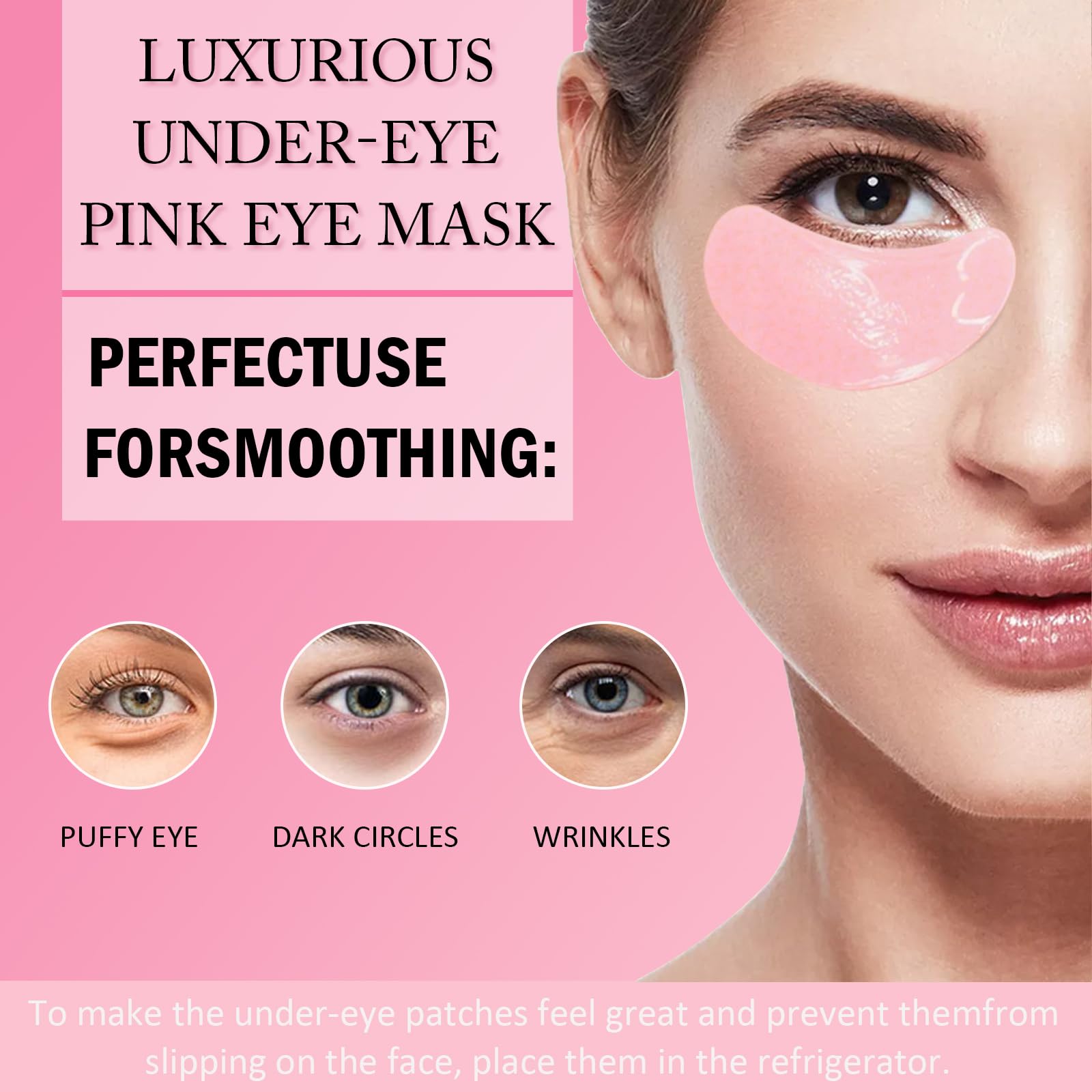 Sulily collagen under eye patches and moisturizing lip masks laid out individually on a clean surface.