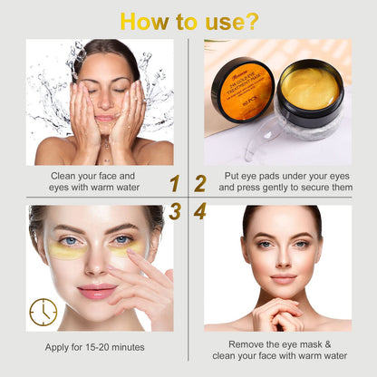 Fivewan 24K Gold eye mask for dark circles and wrinkles