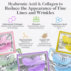 Bloomora hydrogel under eye patches individual pairs layout