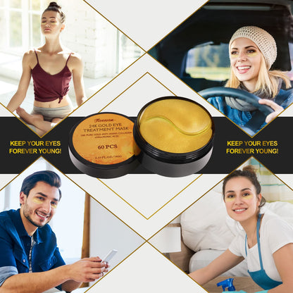 Open container of Fivewan 24K Gold under eye patches