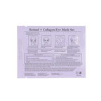 Lifestyle image of relaxing skincare routine with eye masks