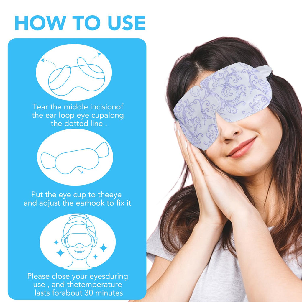 Xpcare self heating eye mask ear hook detail