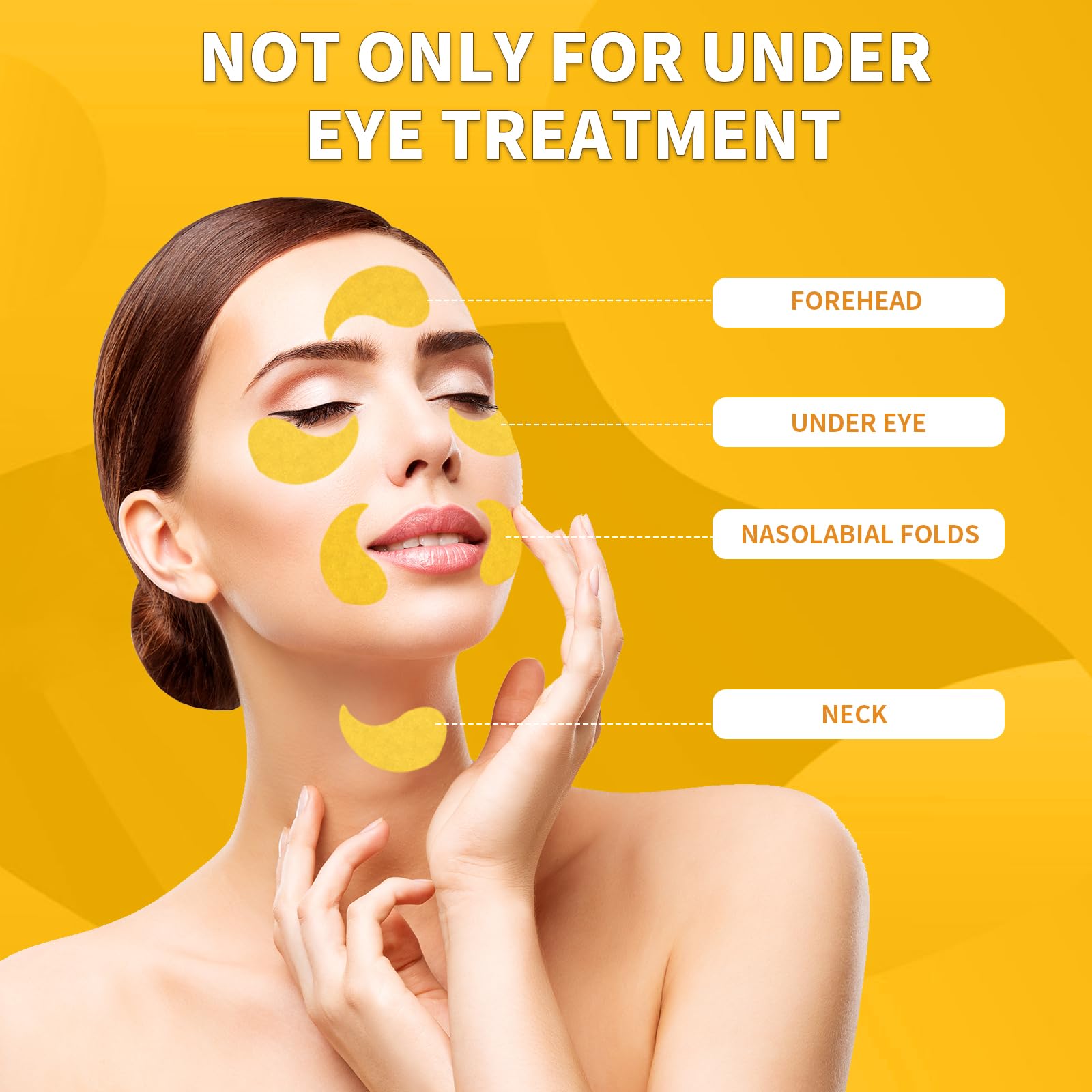 Qyiywim anti-aging eye patches for wrinkles and fine lines packaging