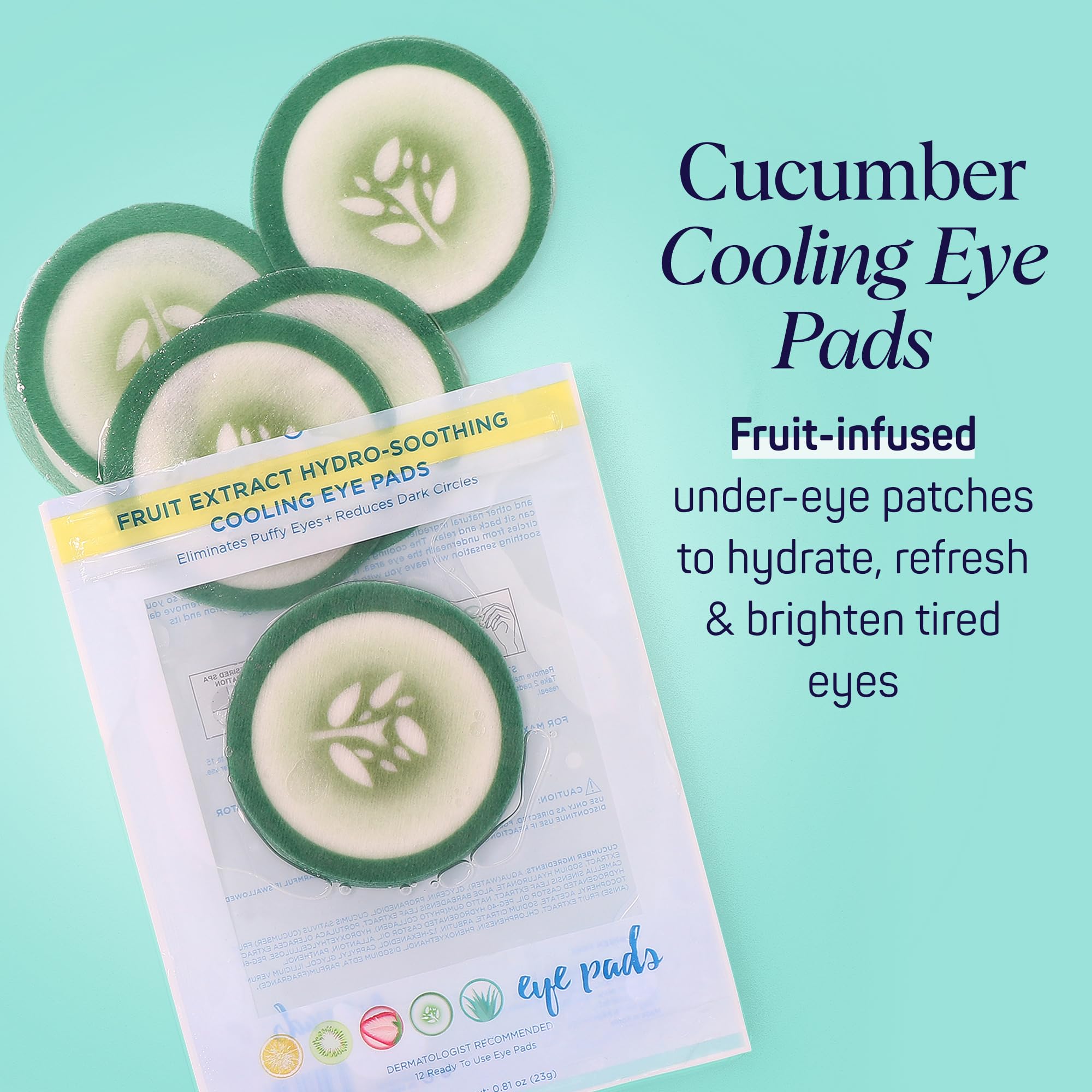 SpaLife cooling eye pads 48 count container