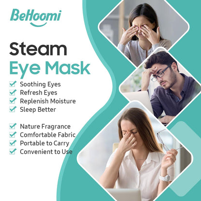 Unscented disposable eye spa sheet showcasing soft elastic ear hooks