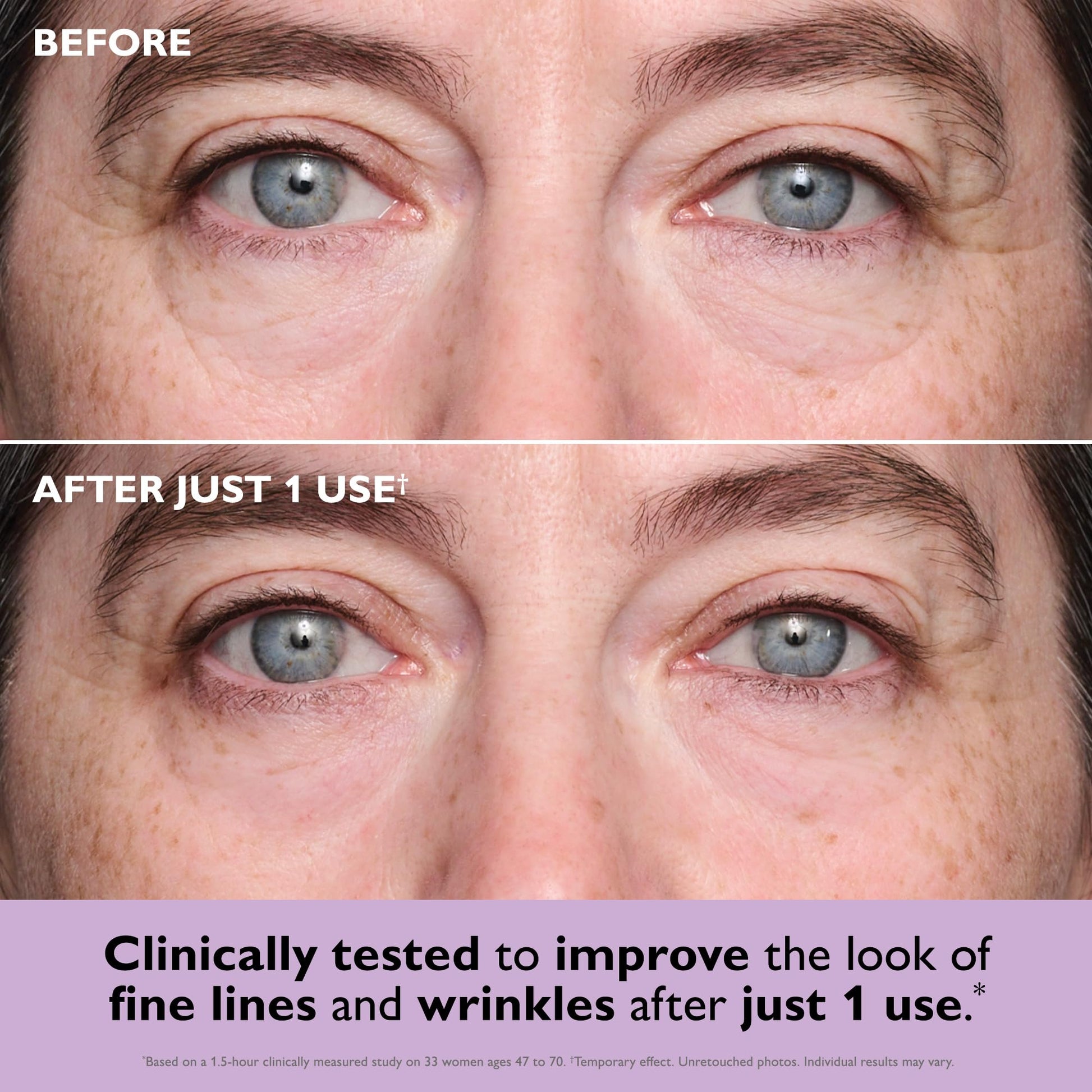 Peter Thomas Roth anti-aging eye patches container with clear labels showcasing premium skincare ingredients.