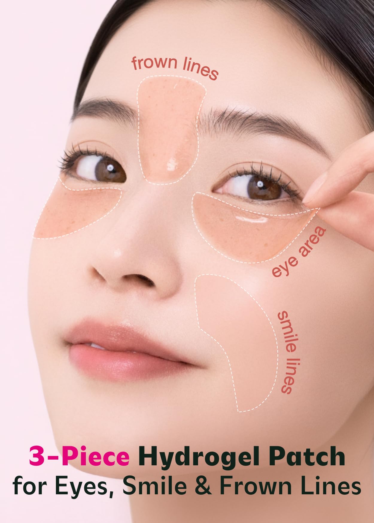 Back label of ISOI hyaluronic acid eye masks highlighting vegan ingredients list