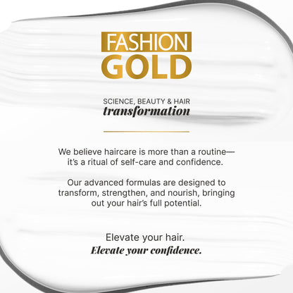 Fashion Gold 100Timetros professional hair kit displayed on a clean premium vanity setup