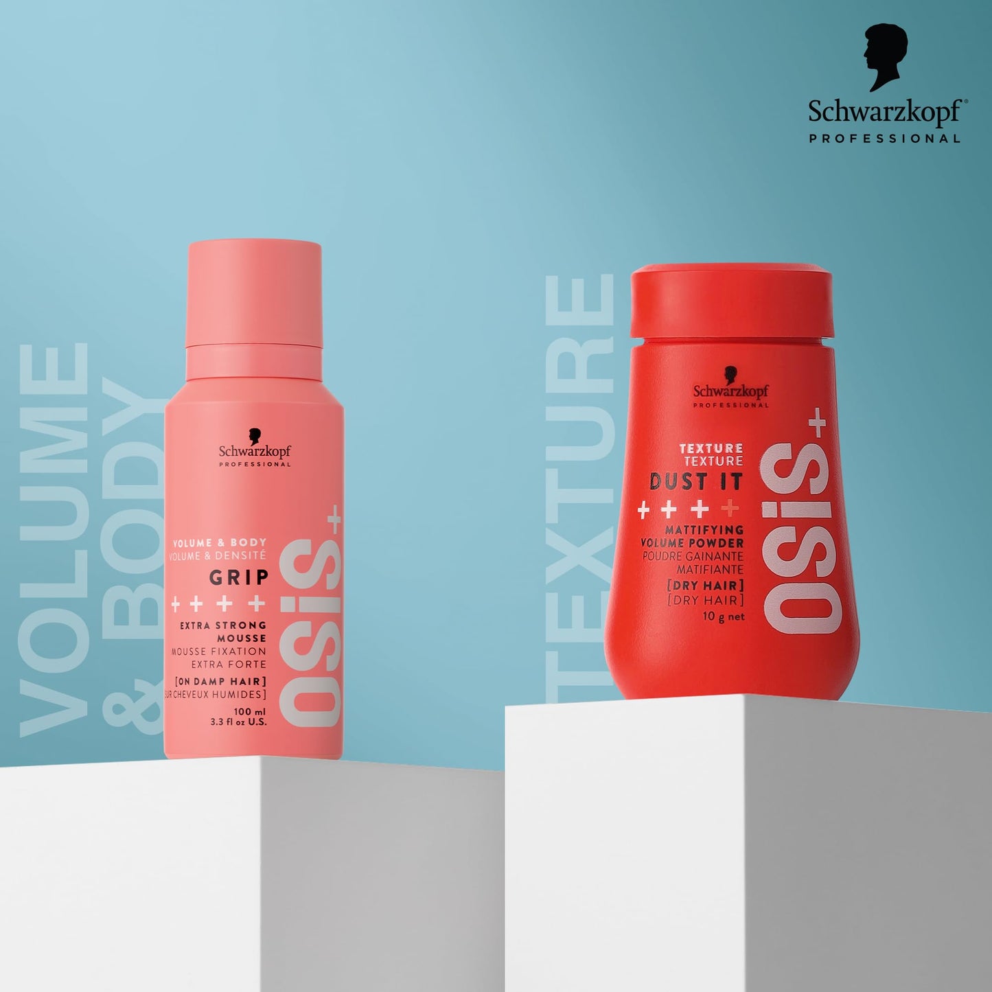 Dust It Mattifying Volume Hair Powder bottle close up