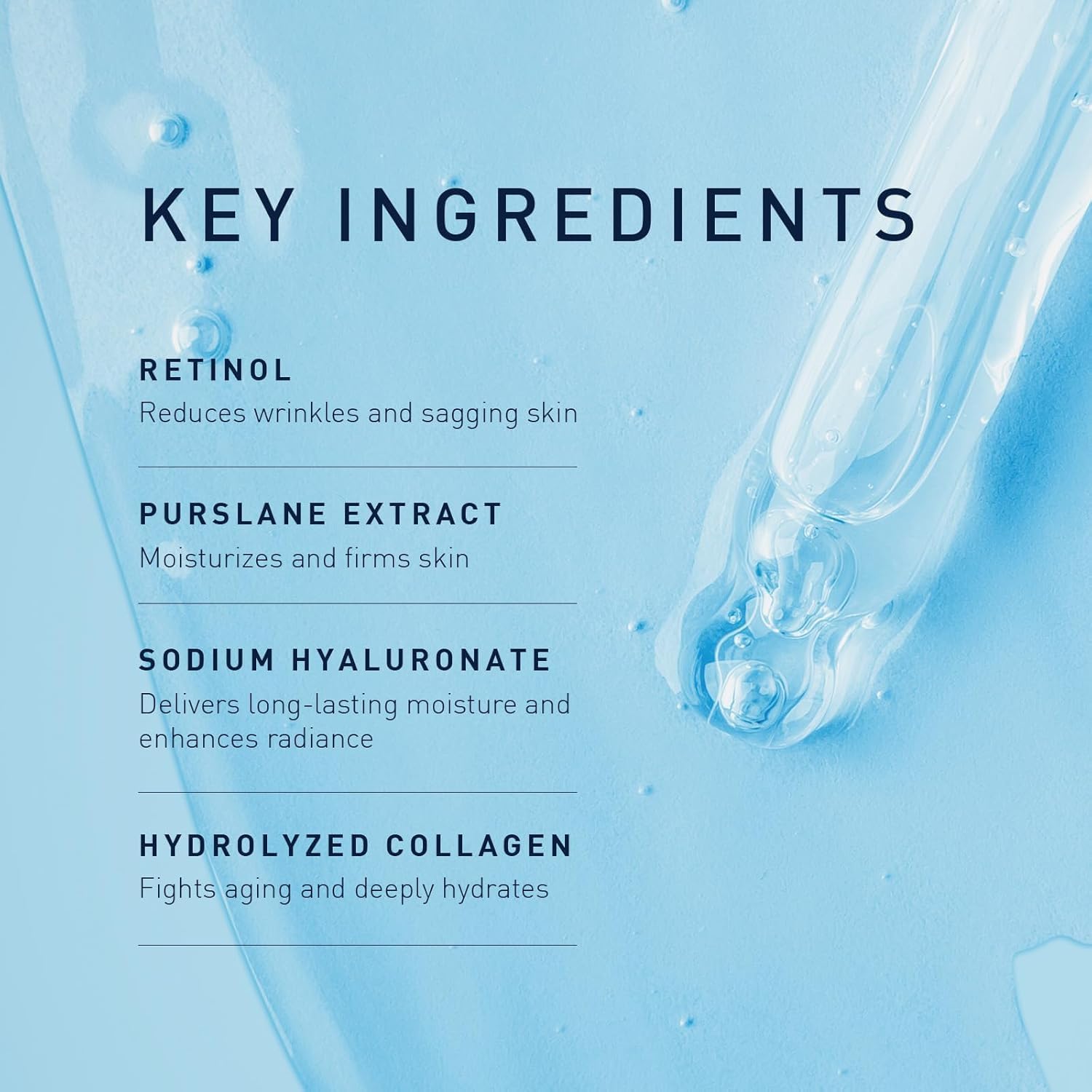 Close-up of the hydrogel texture of Enaskin Naturals eye pads adhering to the skin.