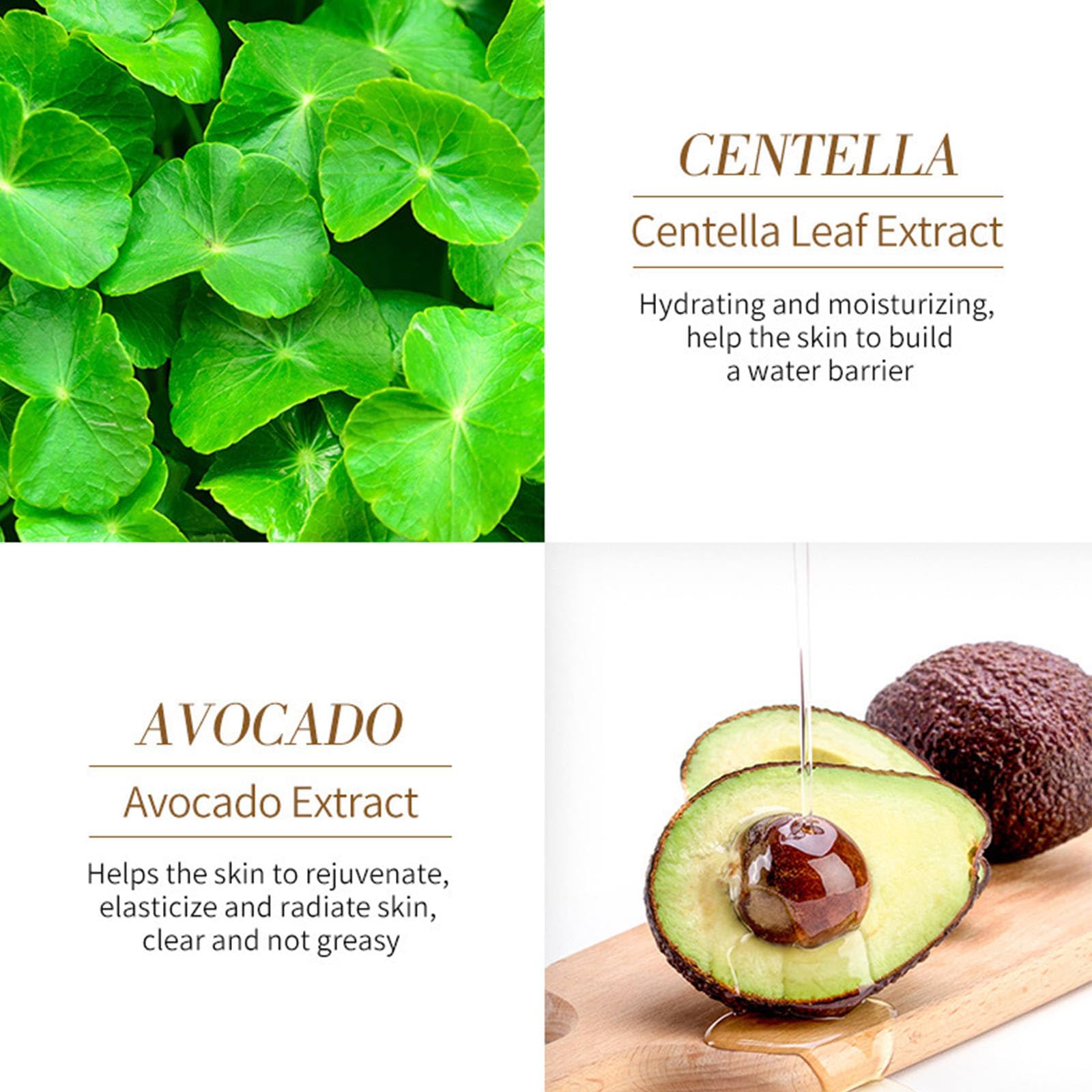 MeiPlumLai avocado eye mask application on the under-eye area for reducing puffiness and swelling