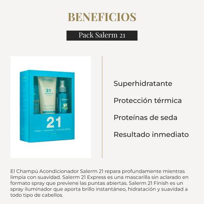 Salerm 21 Express Spray one hundred fifty milliliters leave-in conditioning hair treatment