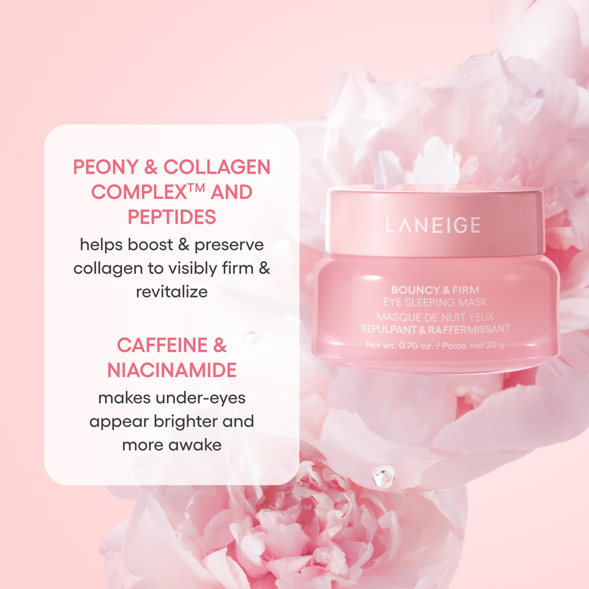LANEIGE firming eye sleeping mask 20 grams jar