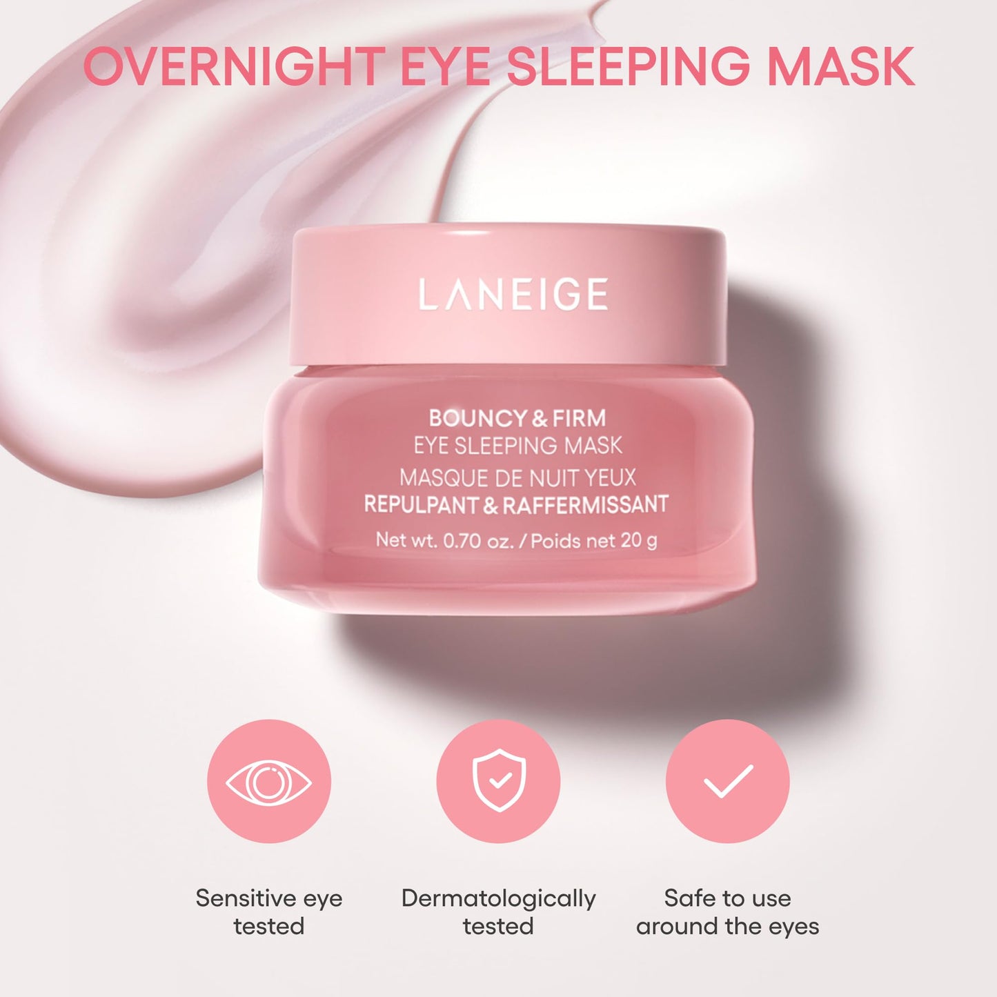 LANEIGE authentic USA imported eye sleeping mask on display