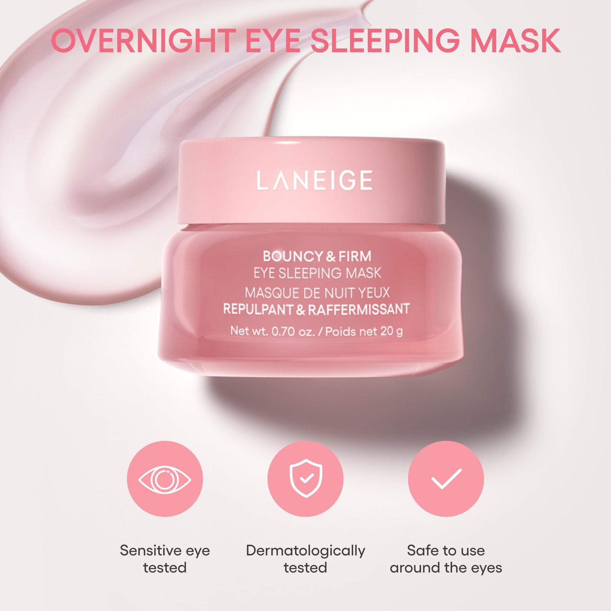 LANEIGE authentic USA imported eye sleeping mask on display